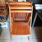 Plooistoelen , antieke , 3 stuks . Zeer sterke !, Tuin en Terras, Ophalen of Verzenden, Zo goed als nieuw