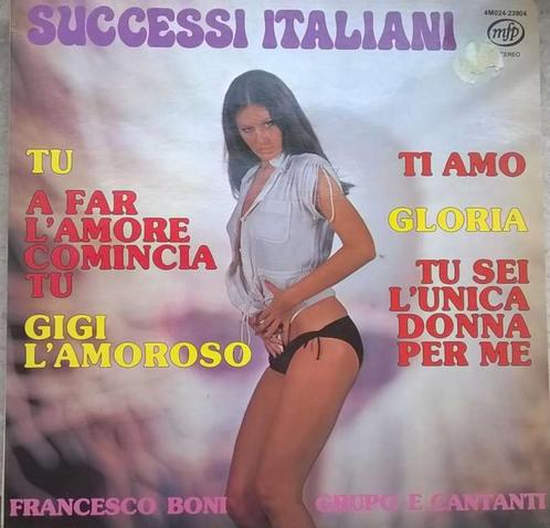 LP Francesco Boni Grupo E Cantanti - Successi Italiani, Cd's en Dvd's, Vinyl | Pop, Zo goed als nieuw, 1960 tot 1980, 12 inch