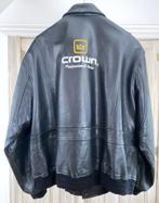 Crown Audio leather jacket, Ophalen of Verzenden, Zo goed als nieuw, Maat 56/58 (XL), Zwart