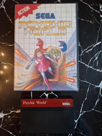 Jeu Sega Master system ! PSYCHIC WORLD ! TRÈS RARE !