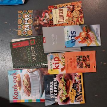 Livres de cuisine variés