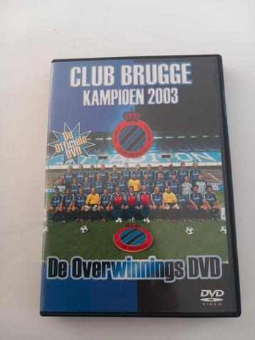 DVD Club Brugge Kampioen 2003 Sport Voetbal Blauw-Zwart