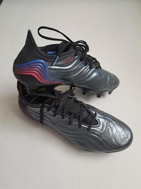 Adidas Copa Sense FG Escapelight Black/Grey Boots 42 2/3, Sport en Fitness, Voetbal, Zo goed als nieuw, Schoenen, Ophalen of Verzenden