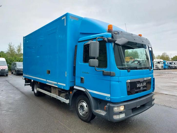 MAN TGL 10.220 BL – Manual - Euro5 - Koffer 5m10!, Auto's, Vrachtwagens, Bedrijf, Te koop, Airconditioning, Centrale vergrendeling