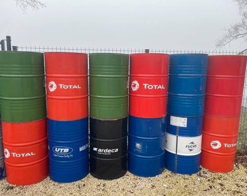 Vat was vat metaal/stalen vat 50,60 100 200 220l..., Tuin en Terras, Regentonnen, Zo goed als nieuw, Metaal, 150 liter of meer