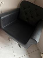Kappersstoel, Huis en Inrichting, Ophalen, Zwart, Nieuw, Leer
