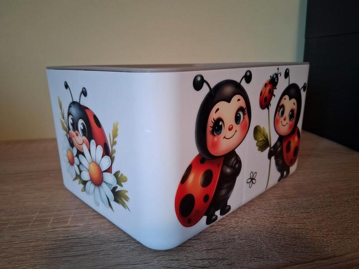 9 leuke plastic zakdoekdozen - dieren, Huis en Inrichting, Woonaccessoires | Overige, Ophalen