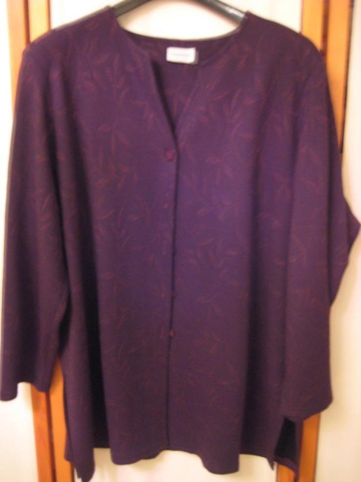 Halflang damesvestje met mouwen – maat 52, Kleding | Dames, Truien en Vesten, Zo goed als nieuw, Maat 46/48 (XL) of groter, Overige kleuren