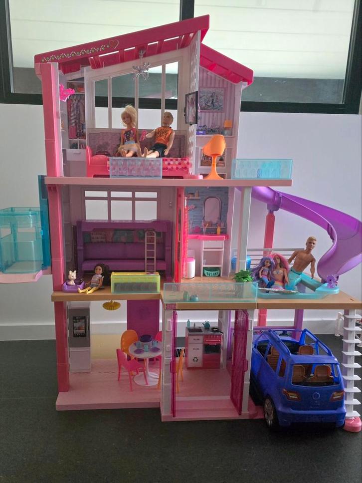 Barbie dreamhouse - barbiehuis, Kinderen en Baby's, Speelgoed | Poppenhuizen, Accessoires, Ophalen