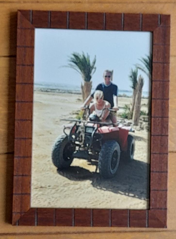 Houten fotokader, Audio, Tv en Foto, Fotografie | Fotolijsten, Zo goed als nieuw, Ophalen of Verzenden