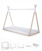 Childhome Tipi bed, Kinderen en Baby's, Kinderkamer | Bedden, Ophalen, Gebruikt, 140 tot 160 cm, 70 tot 85 cm