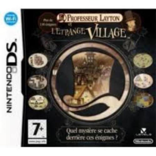 Professor Layton en The Strange Village (DS)., Games en Spelcomputers, Games | Nintendo DS, Zo goed als nieuw, Overige genres