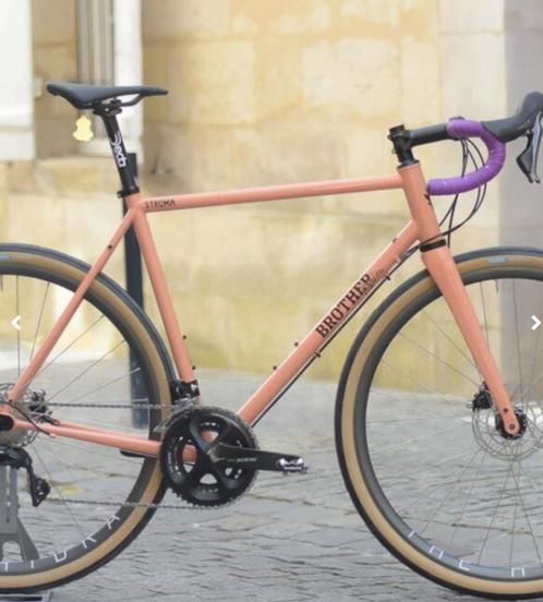 Brother Cycles Stroma allroad frameset pink NIEUW maat Large, Fietsen en Brommers, Fietsonderdelen, Nieuw, Racefiets, Frame, Ophalen of Verzenden