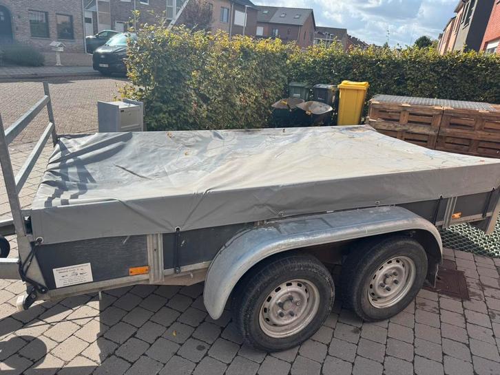 Aanhangwagen Saris met afdekzeil, Auto diversen, Aanhangers en Bagagewagens, Gebruikt, Ophalen