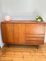 Vintage Buffet | Enfilade | Dressoir 1960s Teck, Enlèvement, Comme neuf, Teck