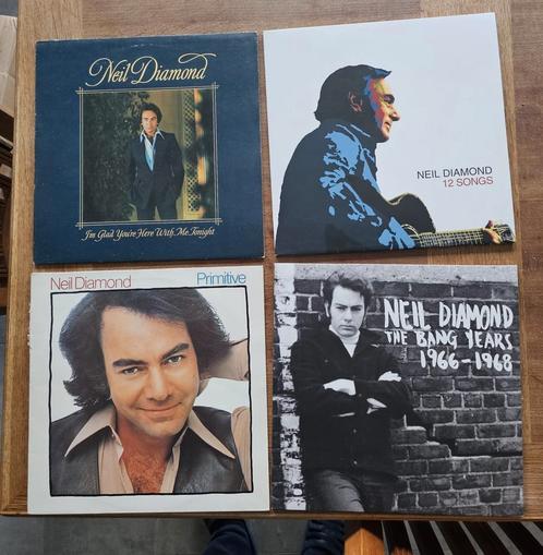 4 albums de Neil Diamond et 2 B. Streisand (33trs), Cd's en Dvd's, Cd's | Country en Western, Gebruikt, Ophalen