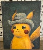 Pokemon Van Gogh Pikachu Giclée canvas, Antiek en Kunst, Kunst | Schilderijen | Modern, Ophalen