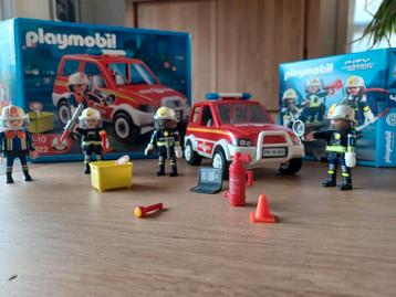 Ensembles de pompiers Playmobil 4822 et 5366, Enlèvement ou Envoi, Comme neuf