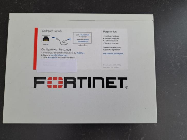 Fortinet Firewall FG60E, Computers en Software, Routers en Modems, Zo goed als nieuw, Router, Ophalen