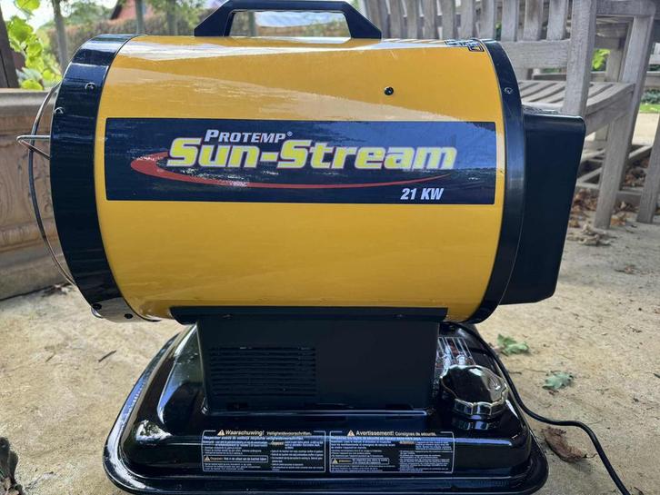 ProTemp Sunstream warme luchtblazer. PT 70 T, Doe-het-zelf en Bouw, Verwarming en Radiatoren, Zo goed als nieuw, Ophalen