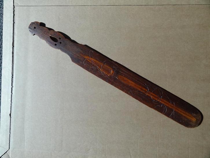 Oude Tourne pages, blad omslagstok, Japan, China ?, Antiek en Kunst, Kunst | Beelden en Houtsnijwerken, Verzenden