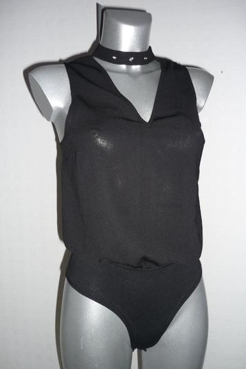 Zwart body - top - topje met choker '' S beschikbaar voor biedingen