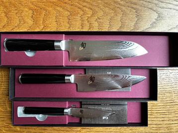 Couteaux cuisine  japonais Kai Shun lot de 3 