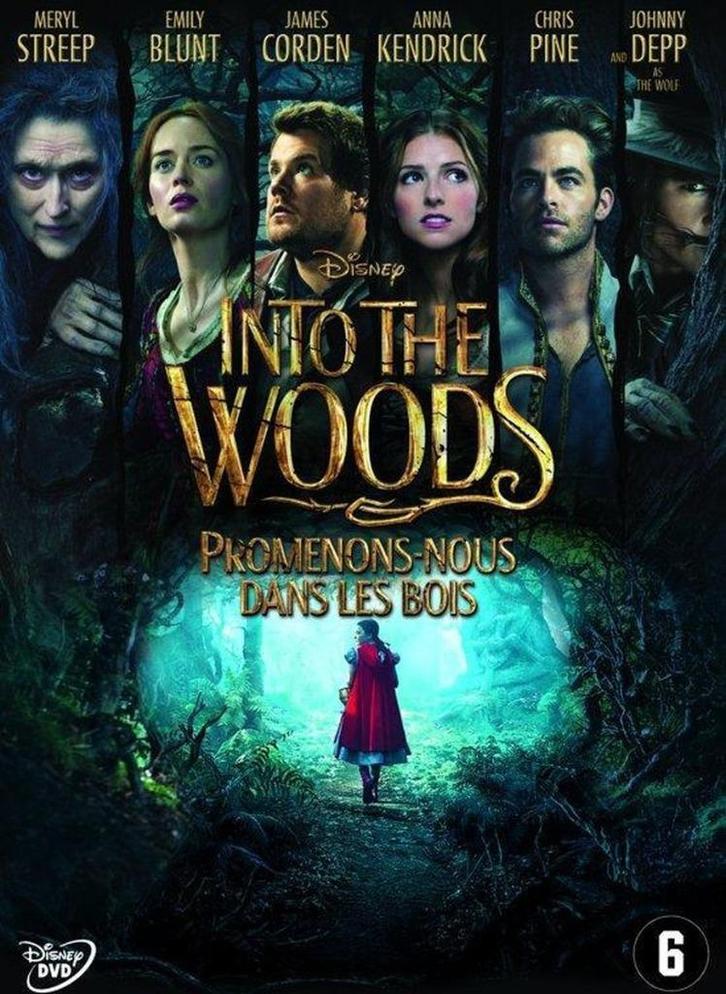 Disney dvd - Into the woods, Cd's en Dvd's, Dvd's | Avontuur, Ophalen of Verzenden