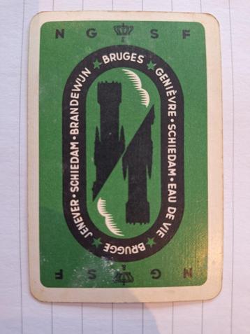 Speelkaart stokerij, distillerie, jenever N G S F Brugge_50 beschikbaar voor biedingen
