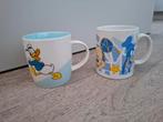 2 mokken disney goofy mickey donald duck, Ophalen of Verzenden, Donald Duck, Zo goed als nieuw