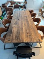 Houten tafel 2m60 op 1m, Ophalen, Zo goed als nieuw