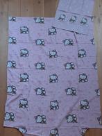 Hello Kitty - donsdeken overtrek 1 pers - Flanel, Kinderen en Baby's, Ophalen of Verzenden, Zo goed als nieuw, Dekbedovertrek
