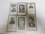6 originele doodsprentjes Duitse soldaten Oostfront (lot 1), Verzamelen, Militaria | Tweede Wereldoorlog, Ophalen of Verzenden