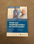 Handboek recht voor verpleegkundigen en vroedvrouwen, Boeken, Ophalen of Verzenden, Nieuw, Hogeschool