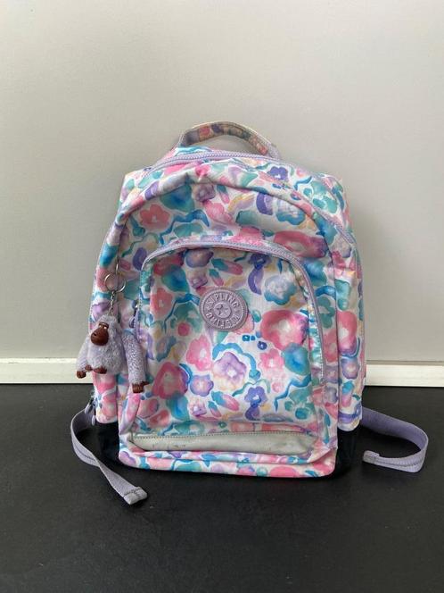 Sac à dos Kipling Class Room Aqua Flowers, Handtassen en Accessoires, Tassen | Rugtassen, Zo goed als nieuw, Kipling, 25 tot 40 cm