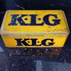 Vintage blik bougies KLG, Verzamelen, Ophalen of Verzenden, Gebruikt, Verpakking