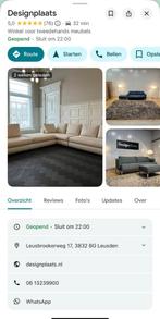 Design on Stock Bloq canapé d’angle + pouf – PN: 7.500 €, 150 cm ou plus, Quatre personnes ou plus, Comme neuf, Bankstel Bank Zetels Sofa Hoekbank Design bank