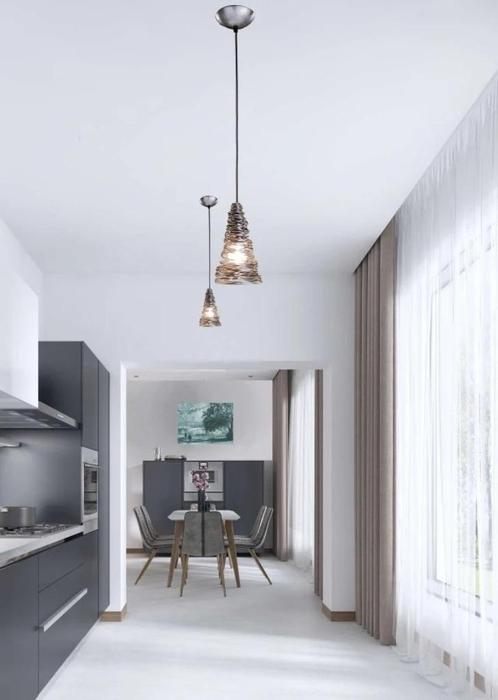 Binnenverlichting-3 hanglampen-Favero Illuminazione (It.), Huis en Inrichting, Lampen | Hanglampen, Zo goed als nieuw, Minder dan 50 cm