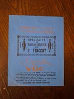 Van der Cruyssen Tobacco 16 VDC inpakpapier, Verzamelen, Verzenden, Zo goed als nieuw, Tabaksdoos of Verpakking