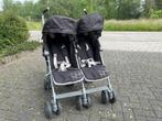 Dubbele / Twin buggy - Maclaren - zwart, Ophalen, Zo goed als nieuw, Maclaren, Verstelbare rugleuning