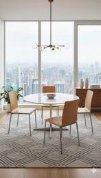 4 IKEA stoelen (Assar), Huis en Inrichting, Stoelen, Ophalen, Gebruikt, Bruin, Vier