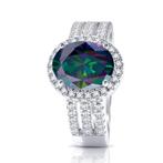 Nieuwe ring,3 karaat, diamanttest positief!, Overige kleuren, Verzenden, Nieuw, 17 tot 18