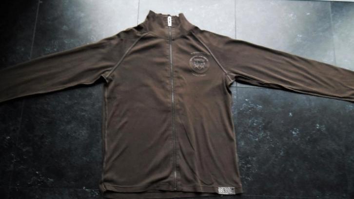 G-star raw bruine vest met rits maat Small, Kleding | Heren, Truien en Vesten, Zo goed als nieuw, Ophalen of Verzenden