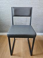 8 chaises noires design en cuir, Modern, kwaliteitsvol, Comme neuf, Enlèvement, Cinq, Six Chaises ou plus