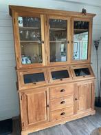 teak wandkast, Huis en Inrichting, Kasten | Vitrinekasten, Ophalen, Zo goed als nieuw, Teakhout, Met deur(en)