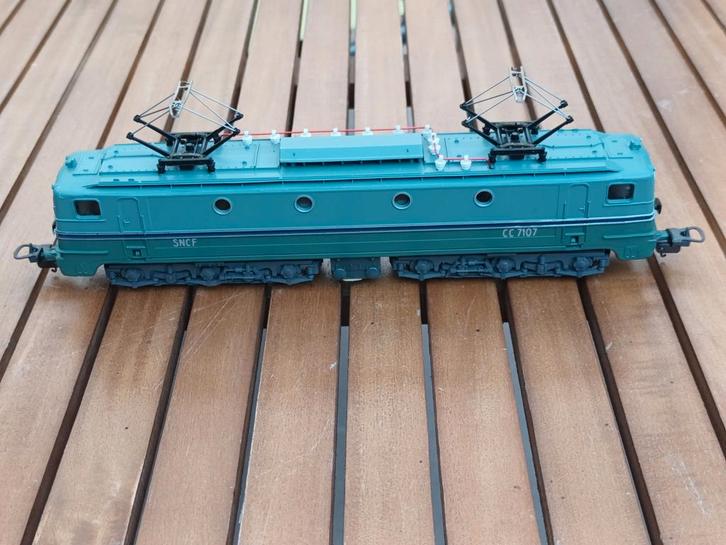 Lima Elektrische locomotief SNCF snelheidsrecord CC 7107, Hobby en Vrije tijd, Modeltreinen | H0, Zo goed als nieuw, Locomotief