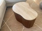 Salontafel travertin en hout, Ophalen, Zo goed als nieuw, Hout