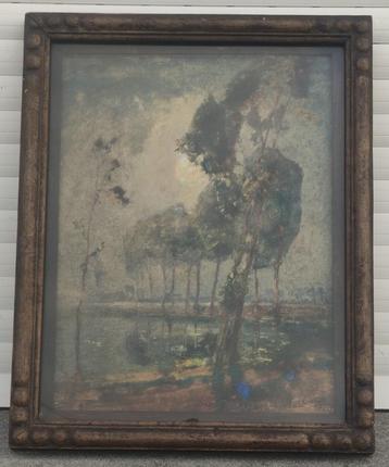 gouache signe piet gillis beschikbaar voor biedingen