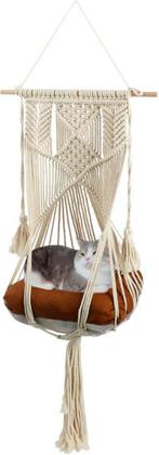 hangmat voor katten, kattenbed, macramé katoenen touw, Ophalen of Verzenden, Nieuw, Katoen