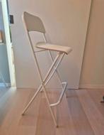2 witte barkrukken nieuw ikea - zithoogte 75 cm, Maison & Meubles, Tabourets de bar, Enlèvement, Neuf